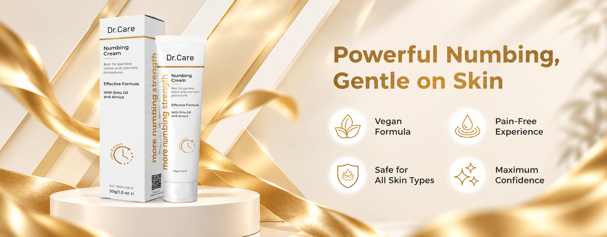 Powerful numbing, gentle on skin — vegan, pain-free, safe for all skin types